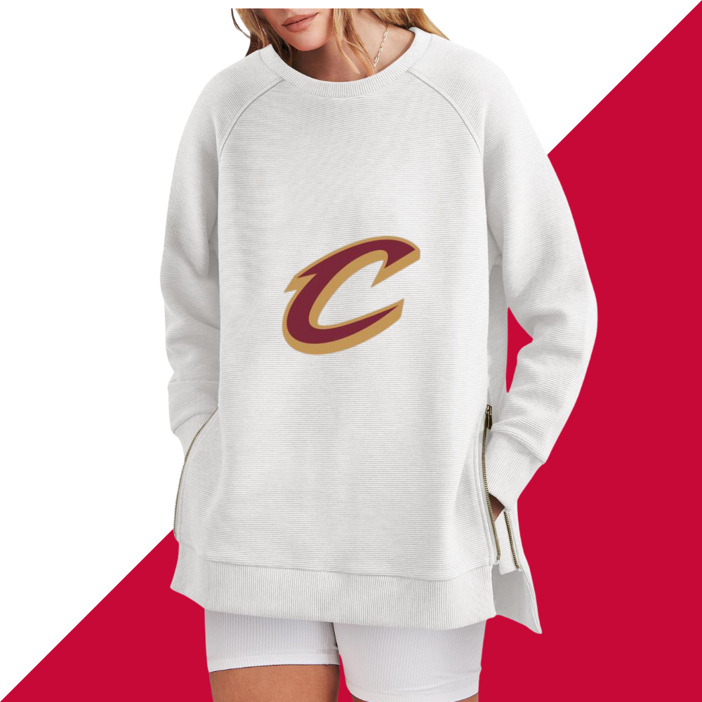 Casual Loose Printed Sweatshirt - Baseswear