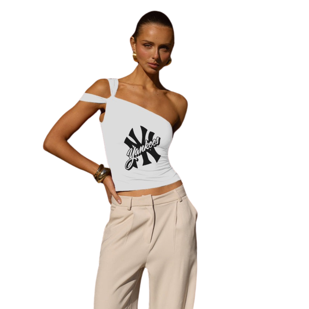 Summer Design Irregular Strapless Sheath Camisole - Baseswear