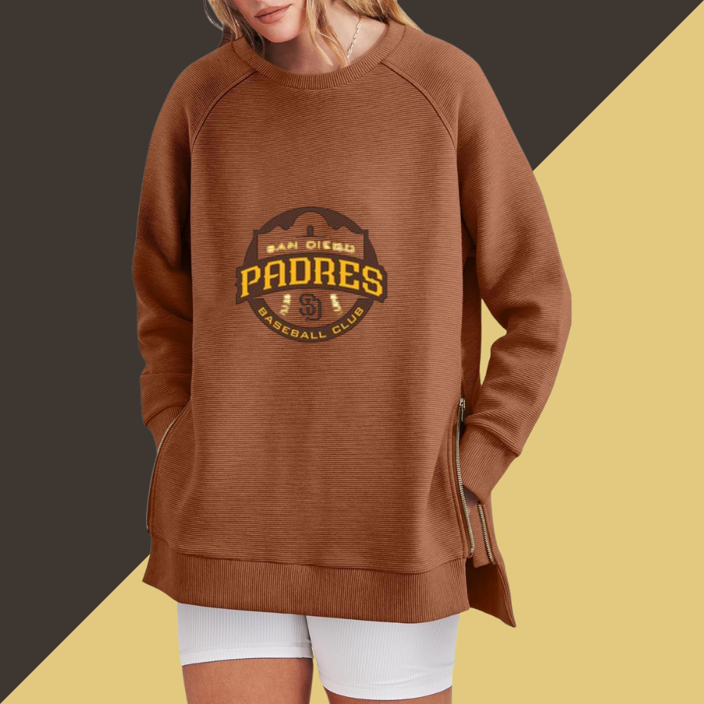 Casual Loose Printed Sweatshirt - Baseswear