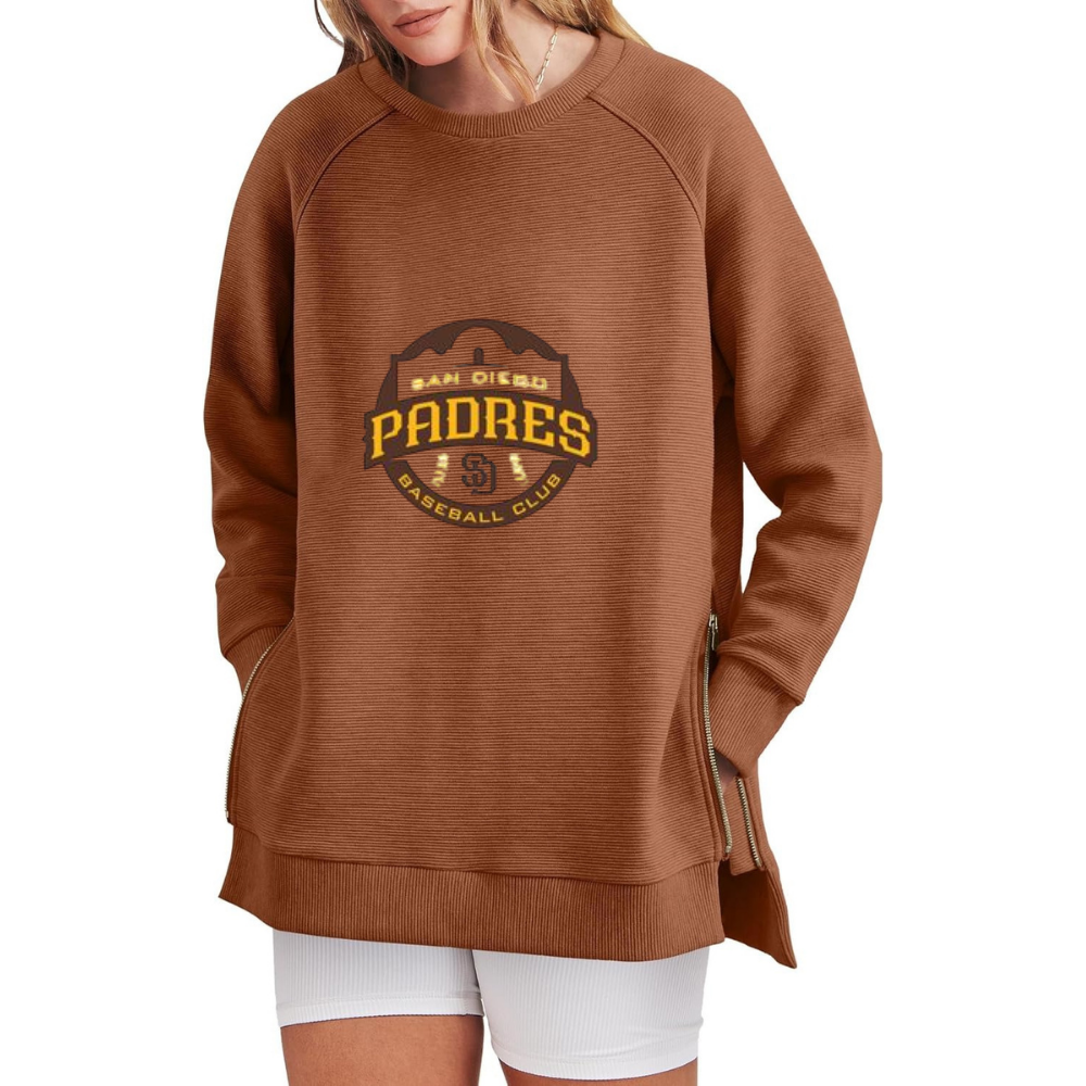 Casual Loose Printed Sweatshirt - Baseswear