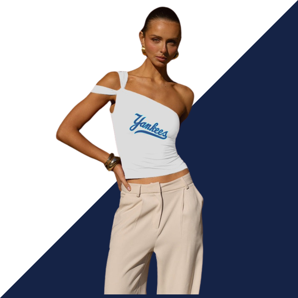 Summer Design Irregular Strapless Sheath Camisole - Baseswear