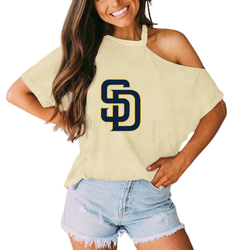 Strapless Casual Loose Camisole T-Shirt - Baseswear