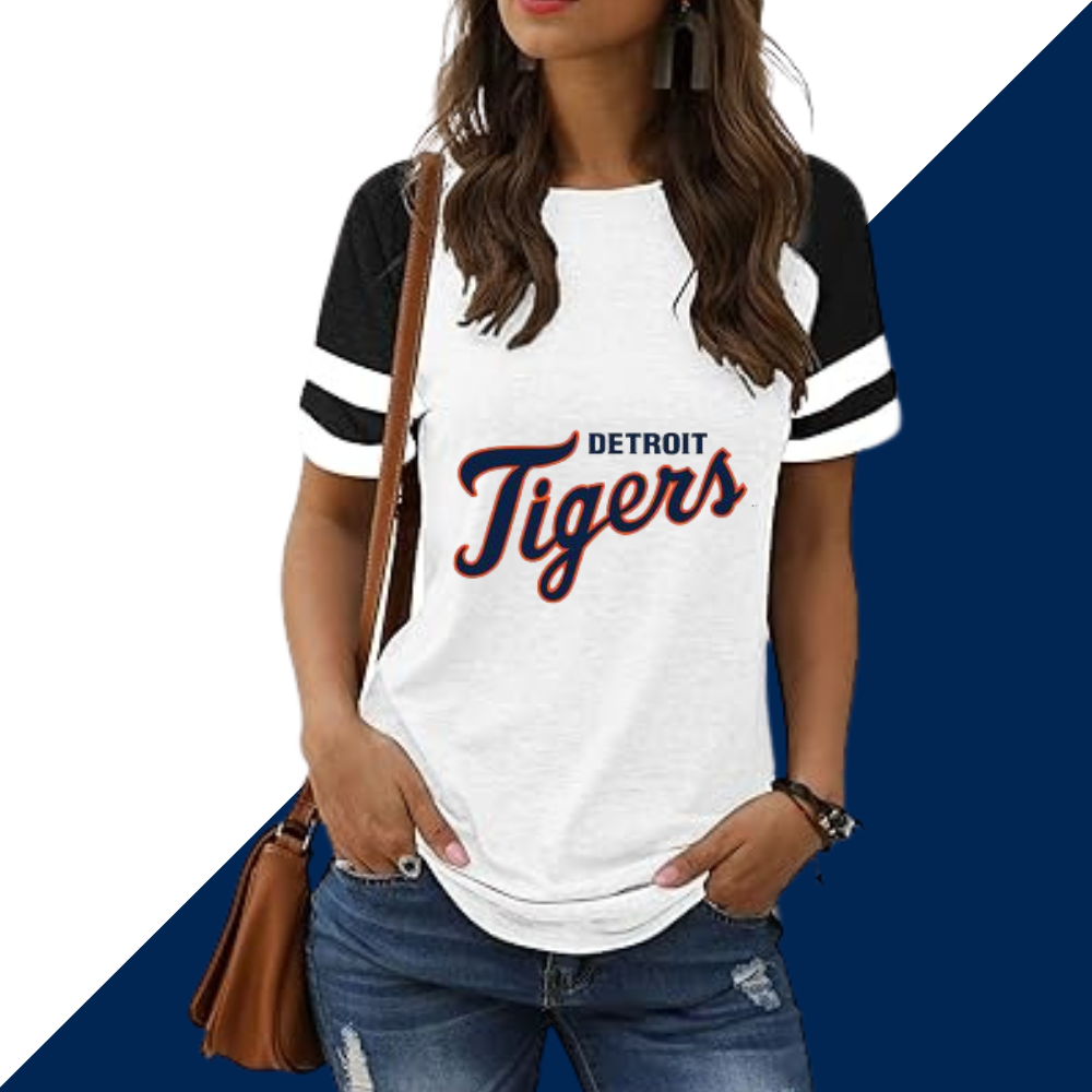 Striped Long Sleeve Women's Crew Neck T-Shirt - Baseswear