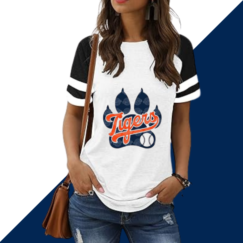 Striped Long Sleeve Women's Crew Neck T-Shirt - Baseswear
