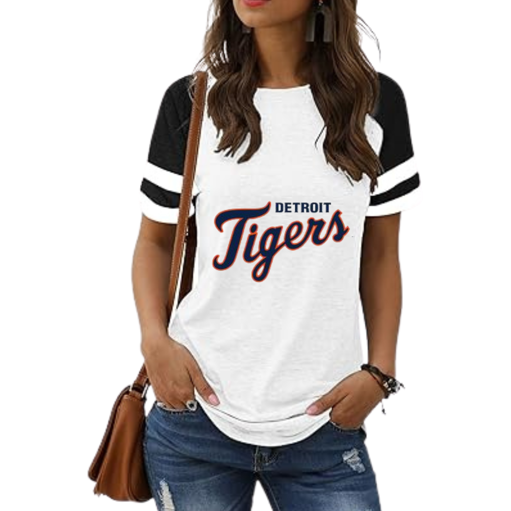 Striped Long Sleeve Women's Crew Neck T-Shirt - Baseswear