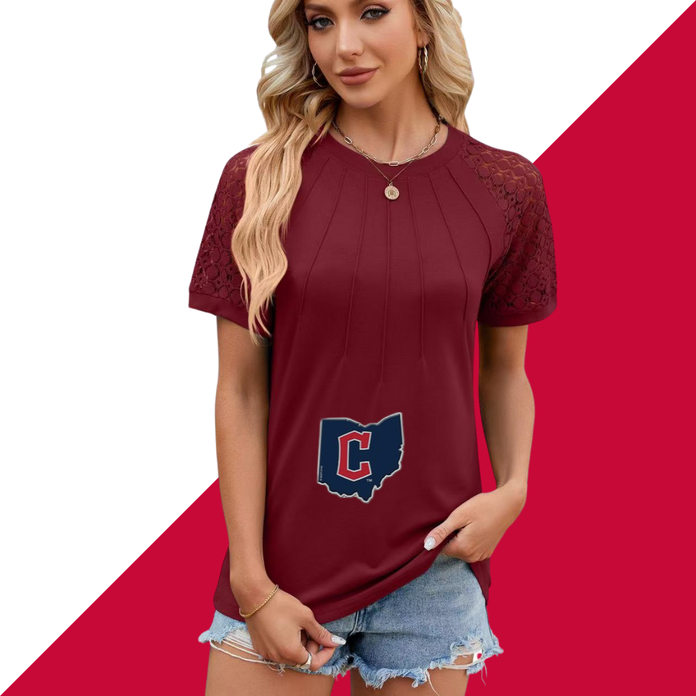 Minimalist Short Sleeve T-Shirt-Cleveland Guardians - Baseswear