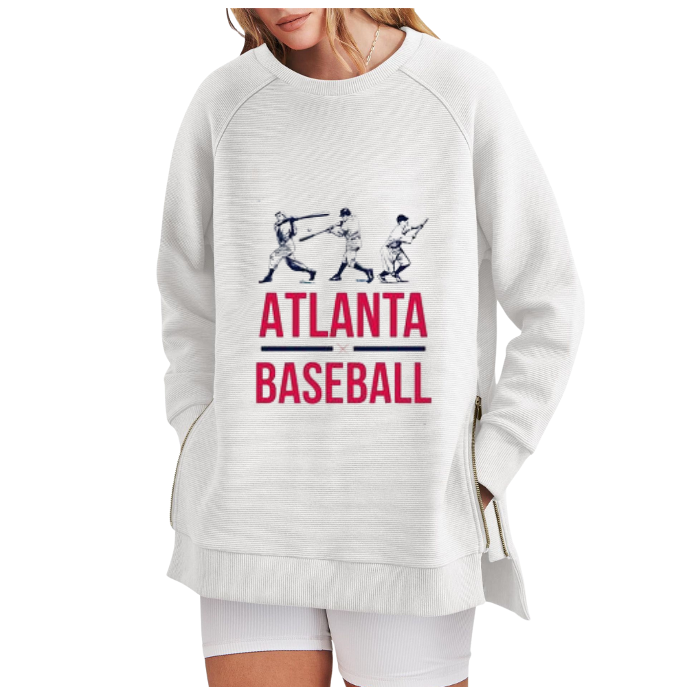 Casual Loose Printed Sweatshirt - Baseswear