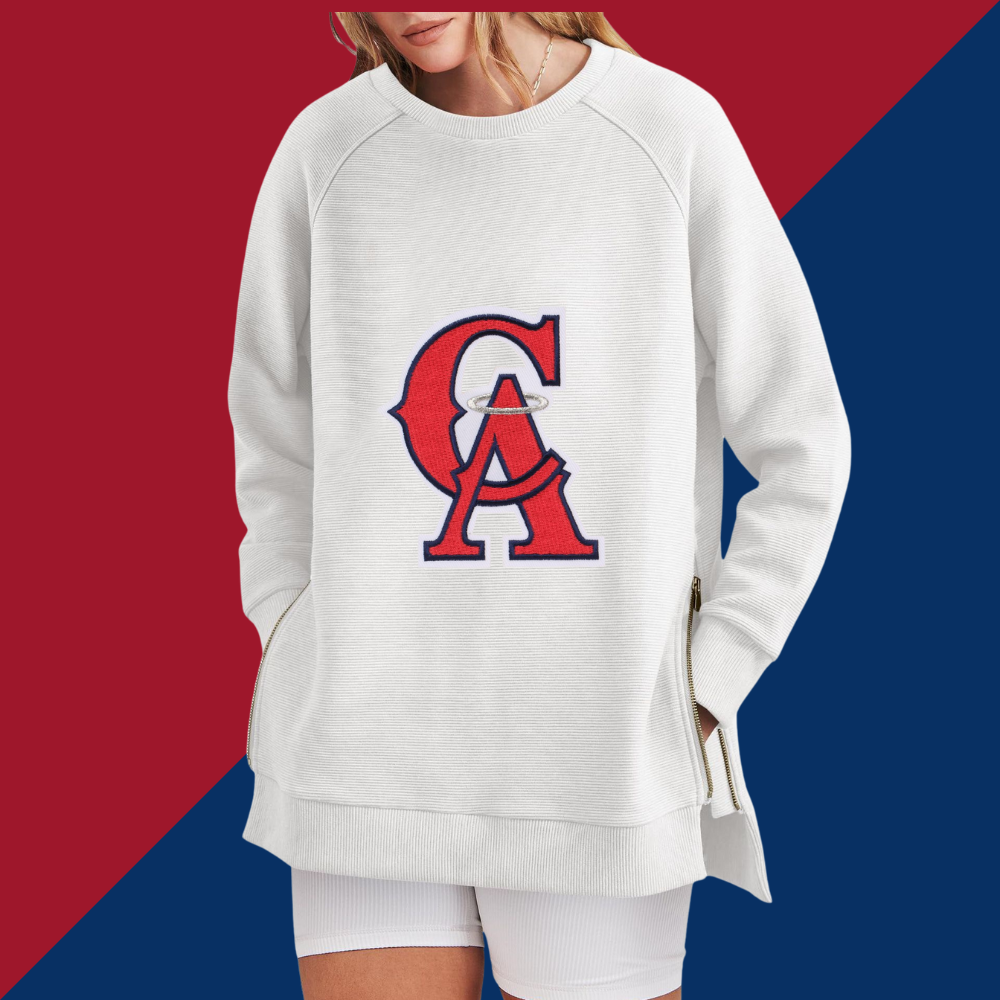 Casual Loose Printed Sweatshirt - Baseswear