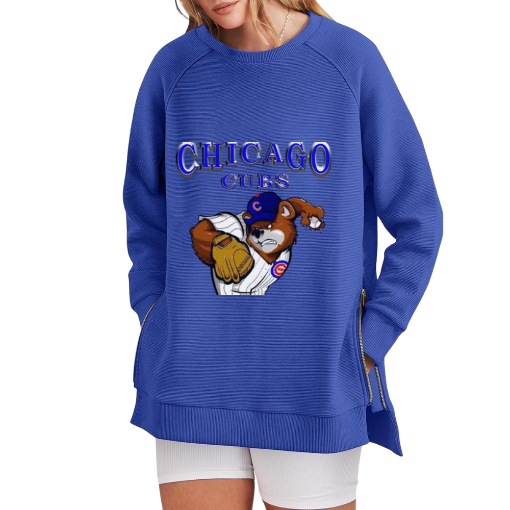 Casual Loose Printed Sweatshirt - Baseswear