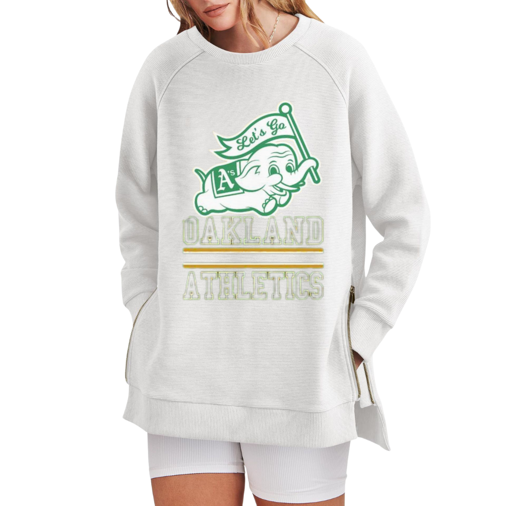 Casual Loose Printed Sweatshirt - Baseswear