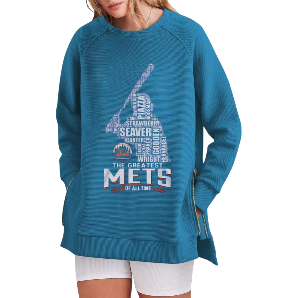 Casual Loose Printed Sweatshirt - Baseswear