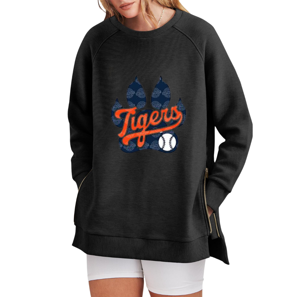 Casual Loose Printed Sweatshirt - Baseswear