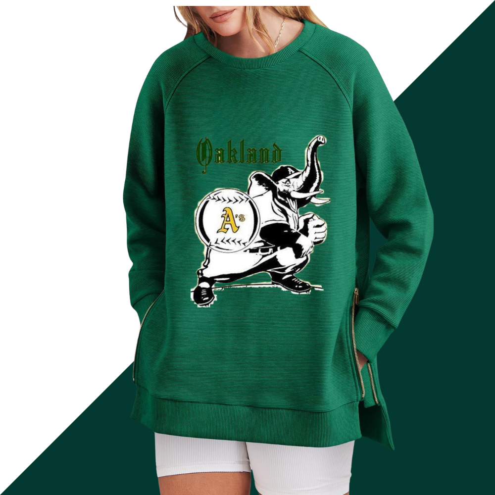 Casual Loose Printed Sweatshirt - Baseswear
