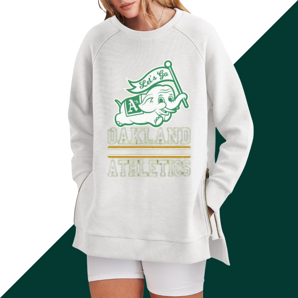 Casual Loose Printed Sweatshirt - Baseswear