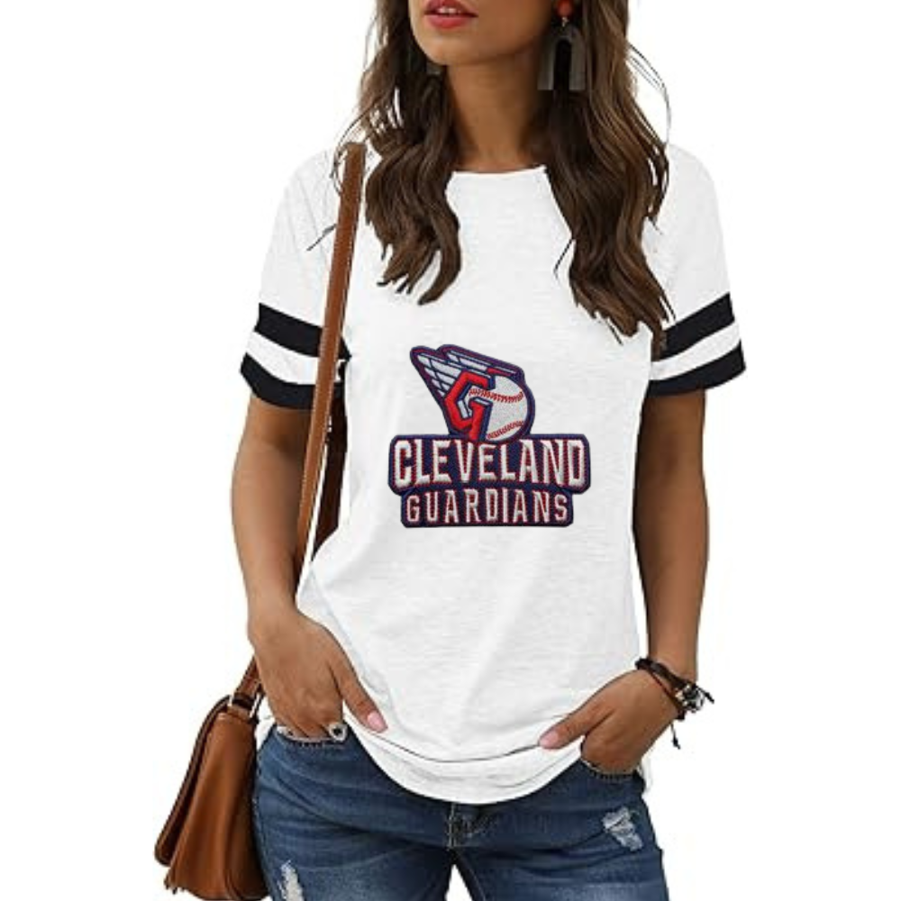 Striped Long Sleeve Women's Crew Neck T-Shirt - Baseswear