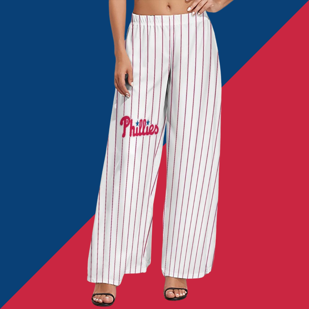 Slimming Straight-Leg Versatile Pants-Philadelphia Phillies - Baseswear