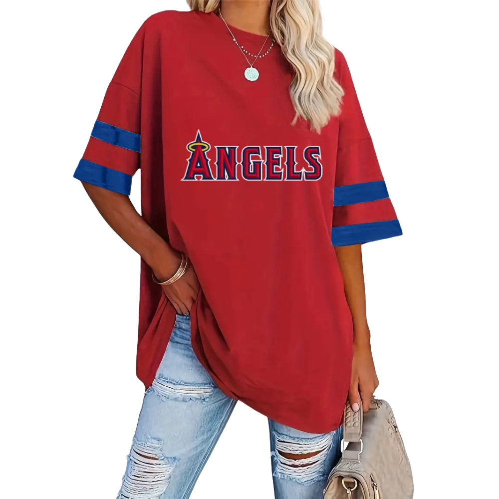 Striped Sleeve Casual Loose Sweatshirt - Baseswear