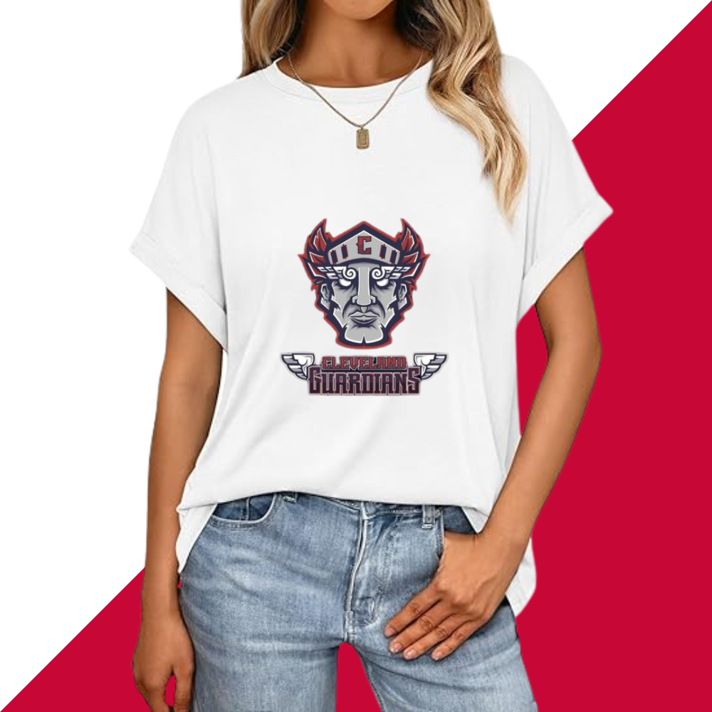 Casual Short Sleeve T-Shirt - Cleveland Guardians - Baseswear