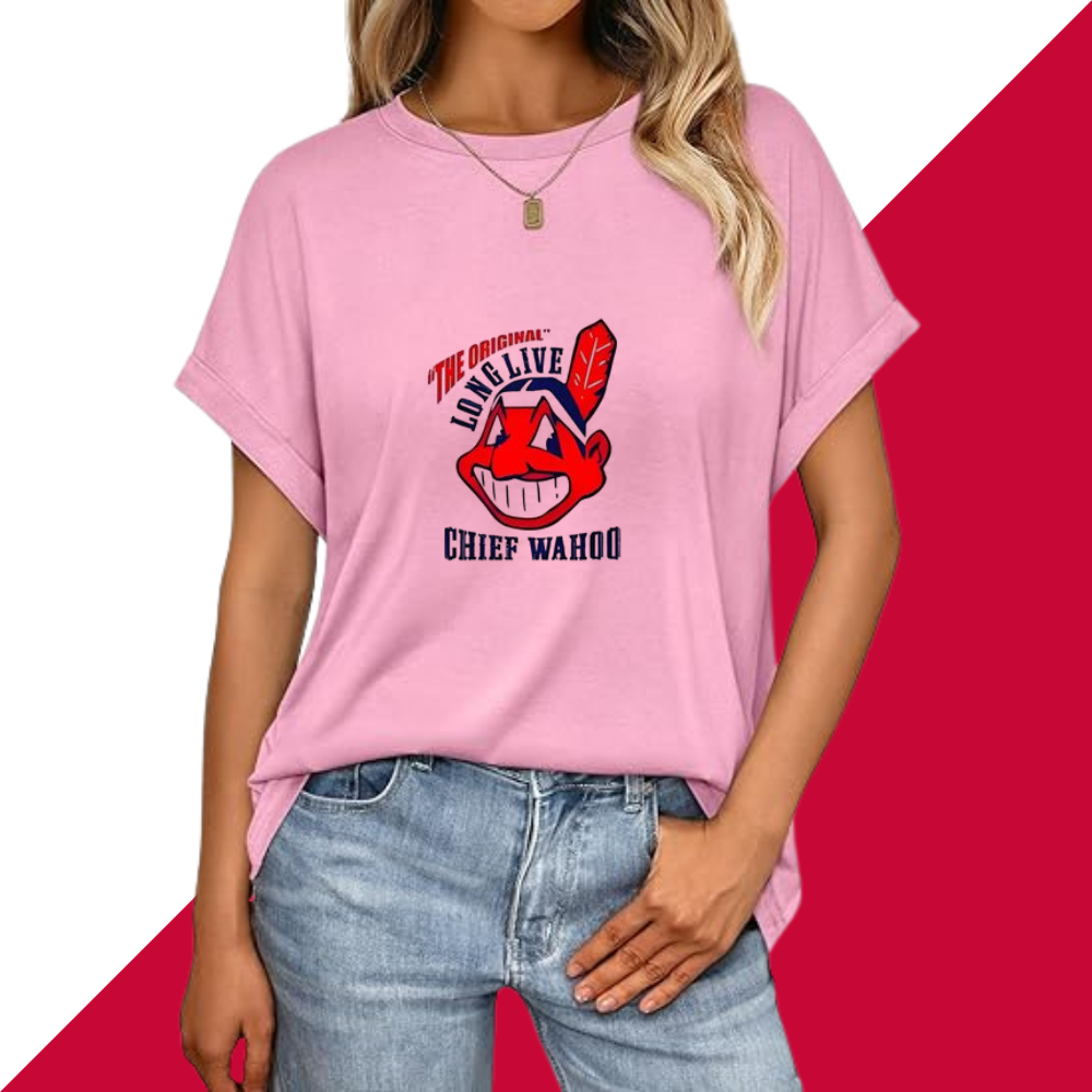 Casual Short Sleeve T-Shirt - Cleveland Guardians - Baseswear