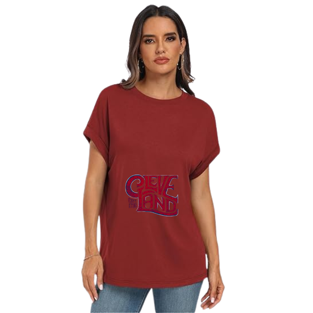 Casual Short Sleeve T-Shirt - Cleveland Guardians - Baseswear