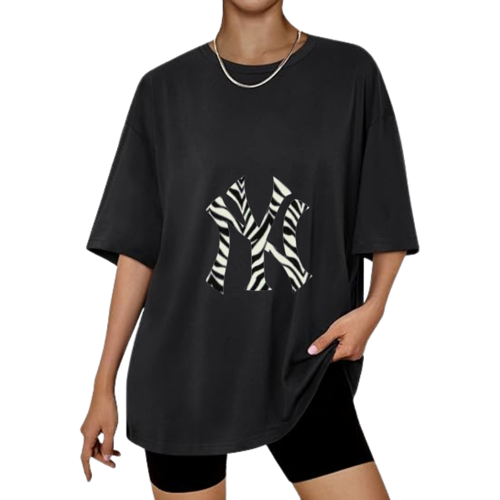 Casual Loose Fit Short Sleeve T-Shirt - New York Yankees - Baseswear