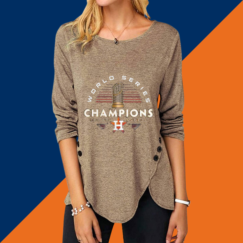 New Women's Button Embellished Split Top - Baseswear