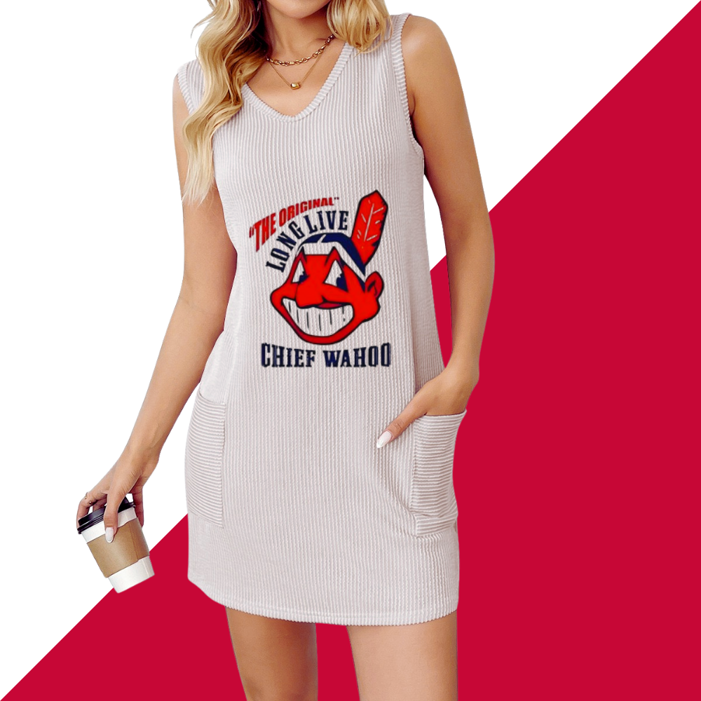 Spring/Summer New Women's Vest Pocket Dress - Baseswear