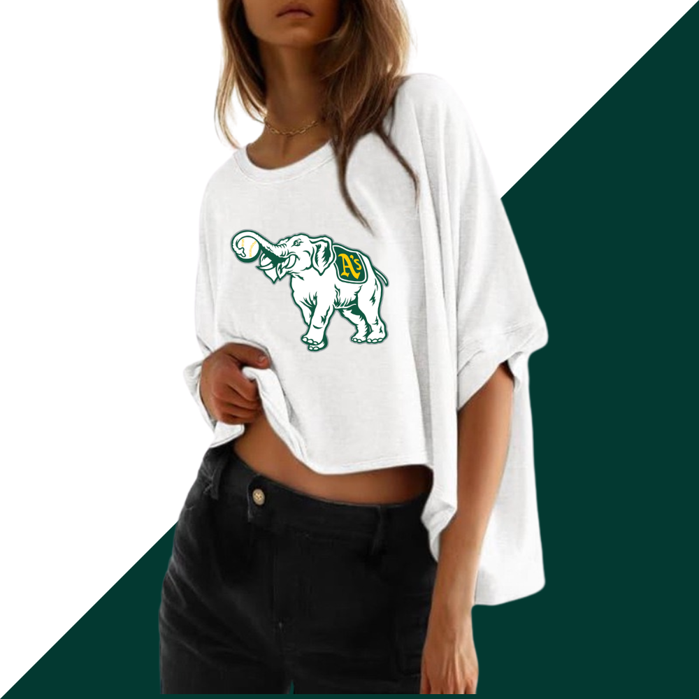 Summer Casual Oversized Batwing Sleeve Mismatched Twisted T-Shirt - Baseswear