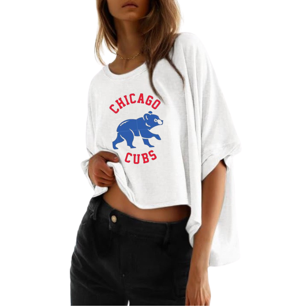 Summer Casual Oversized Batwing Sleeve Mismatched Twisted T-Shirt - Baseswear