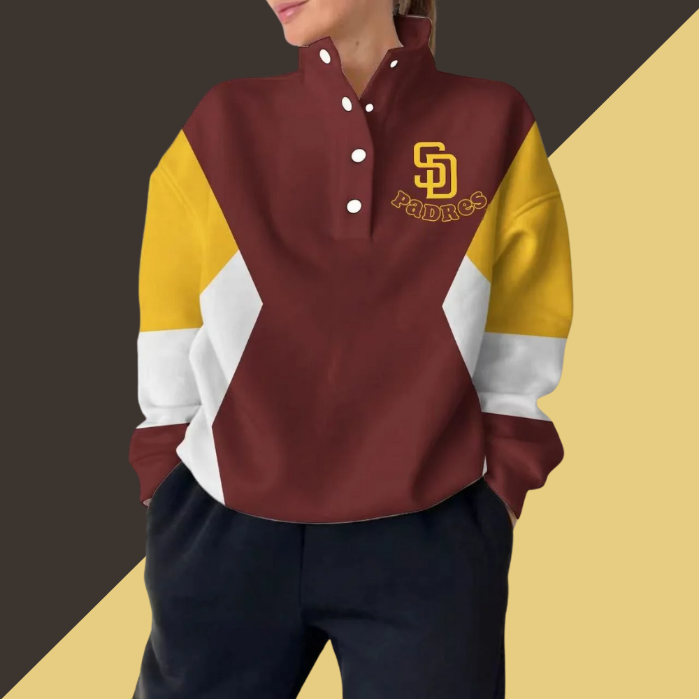 2025 New Design Casual Snap Mockneck Pullover - Baseswear