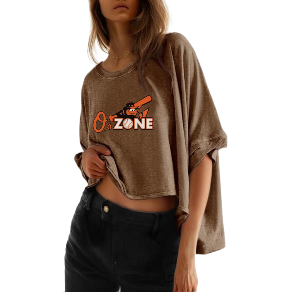 Summer Casual Oversized Batwing Sleeve Mismatched Twisted T-Shirt - Baseswear