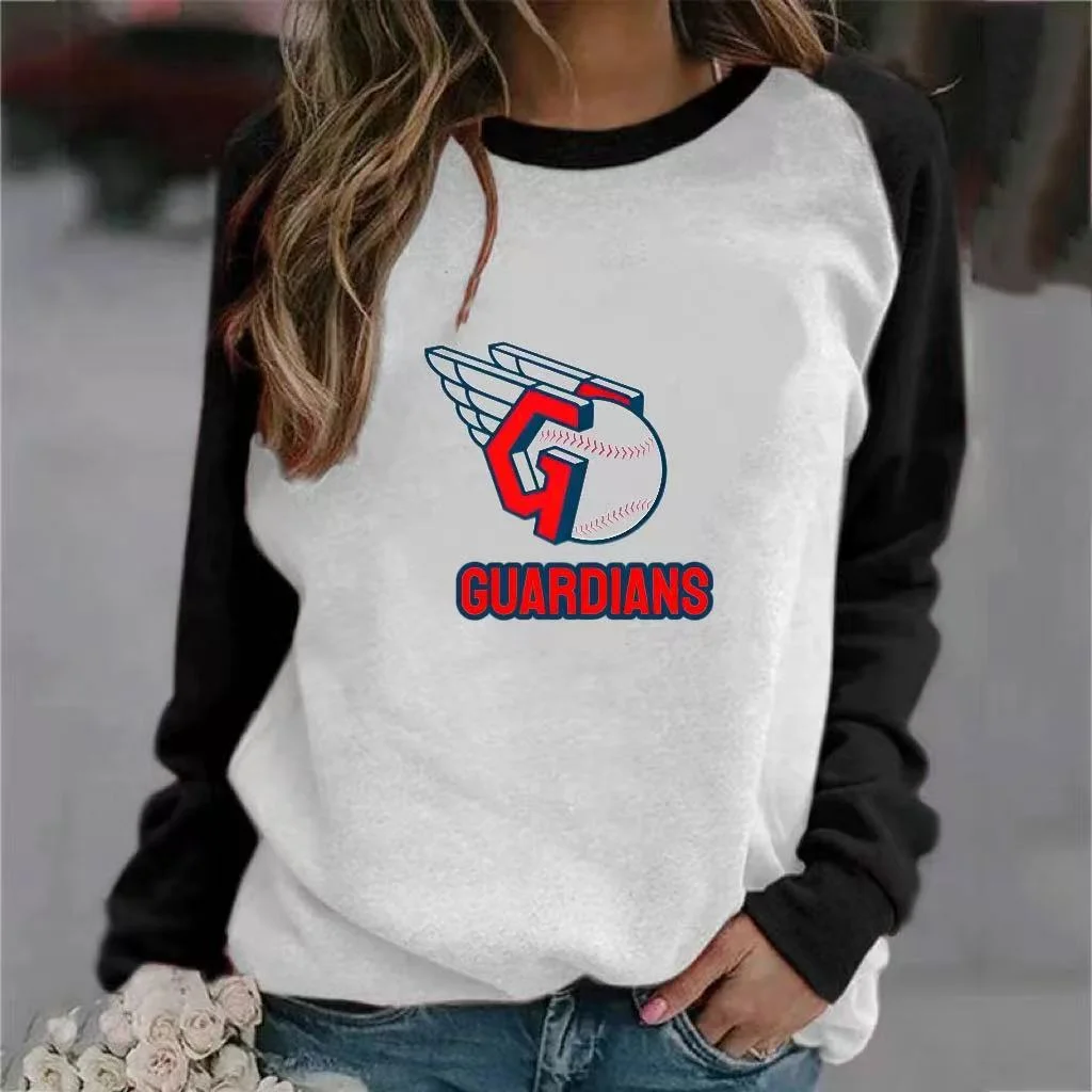 Fashion stitching Vintage Print crew neck Sweatshirt - Baseswear