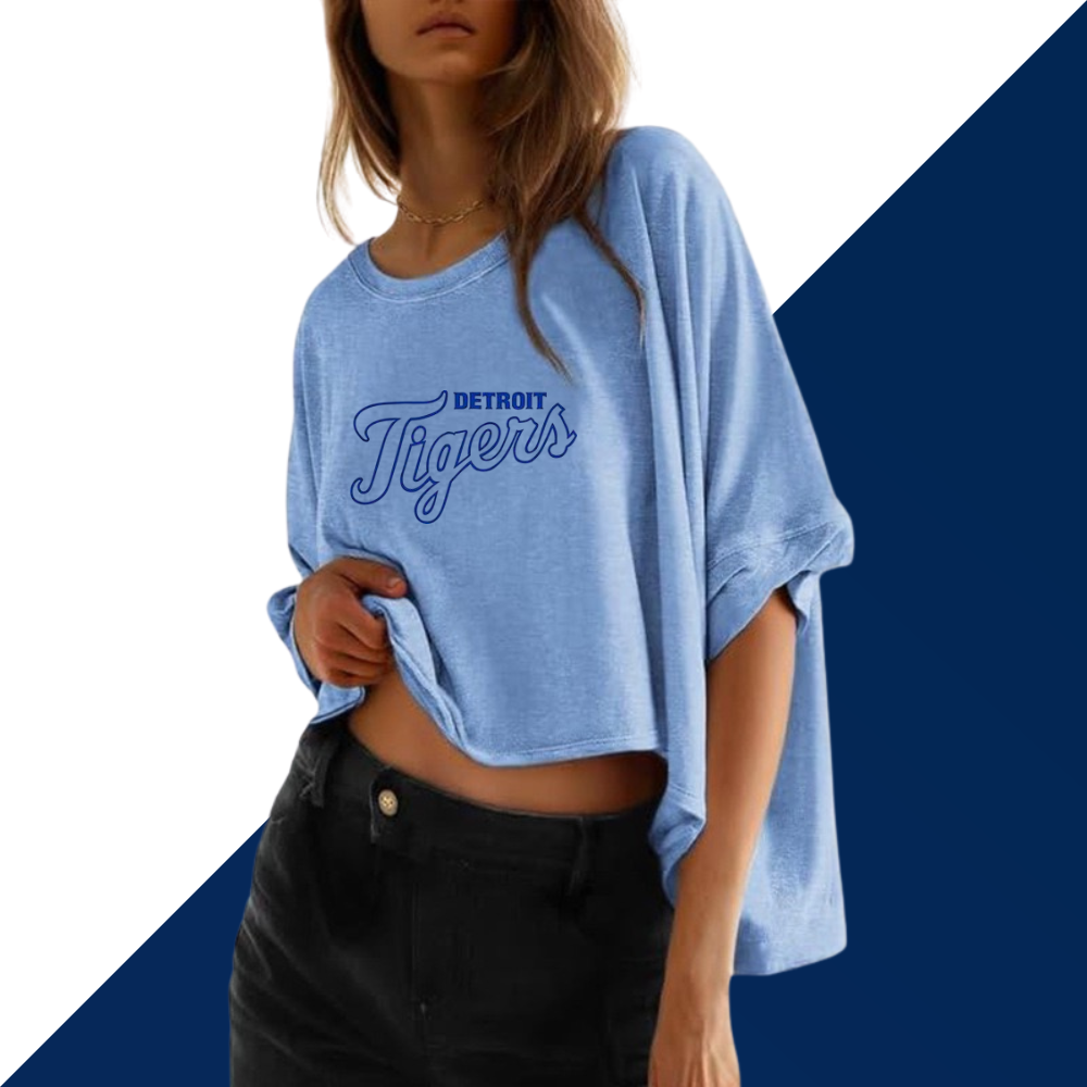 Summer Casual Oversized Batwing Sleeve Mismatched Twisted T-Shirt - Baseswear