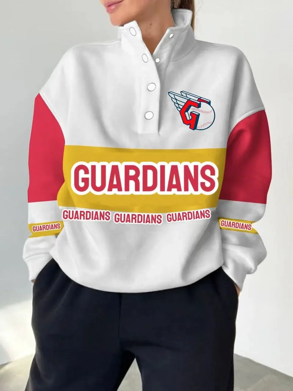 2025 New Design Casual Snap Mockneck Pullover - Baseswear