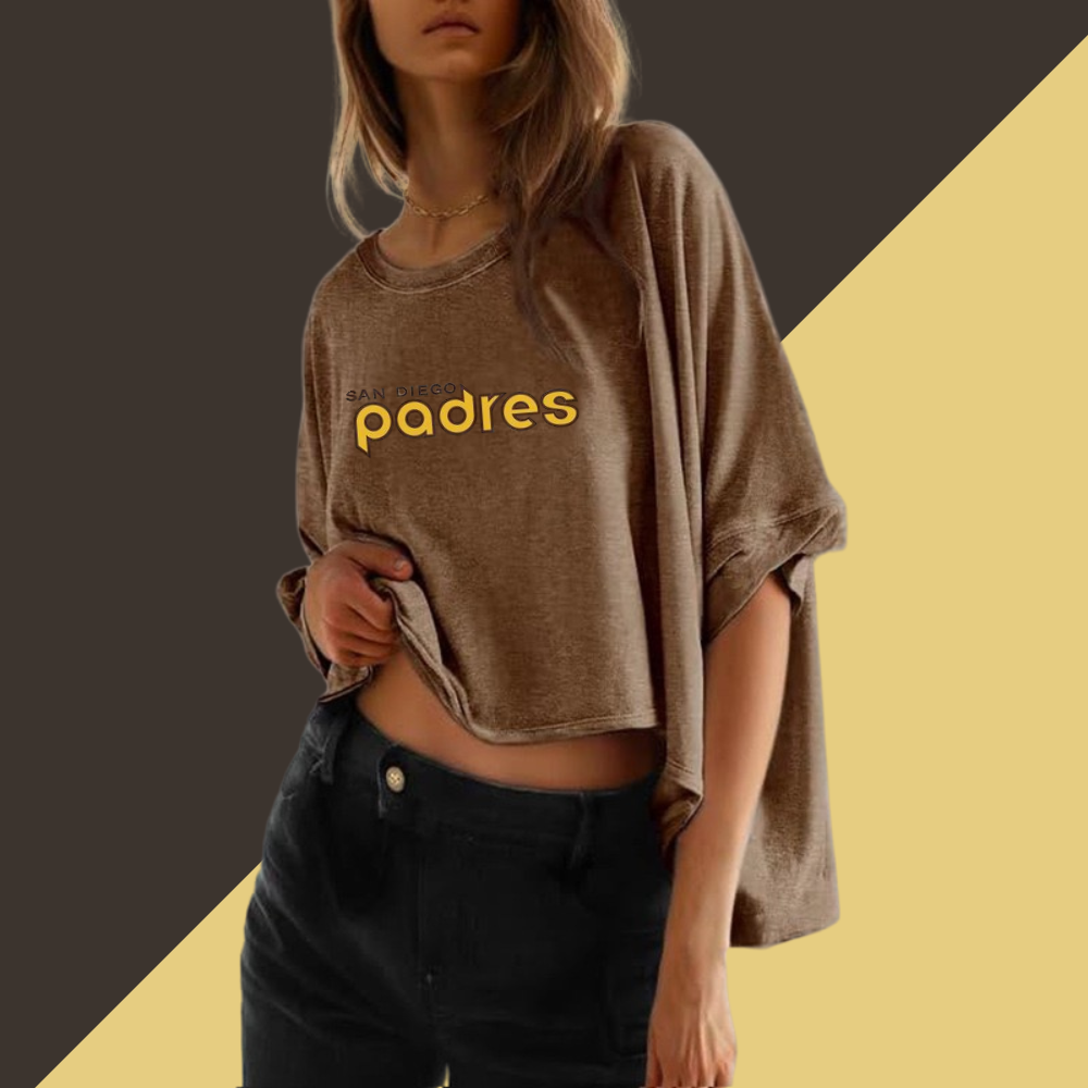 Summer Casual Oversized Batwing Sleeve Mismatched Twisted T-Shirt - Baseswear