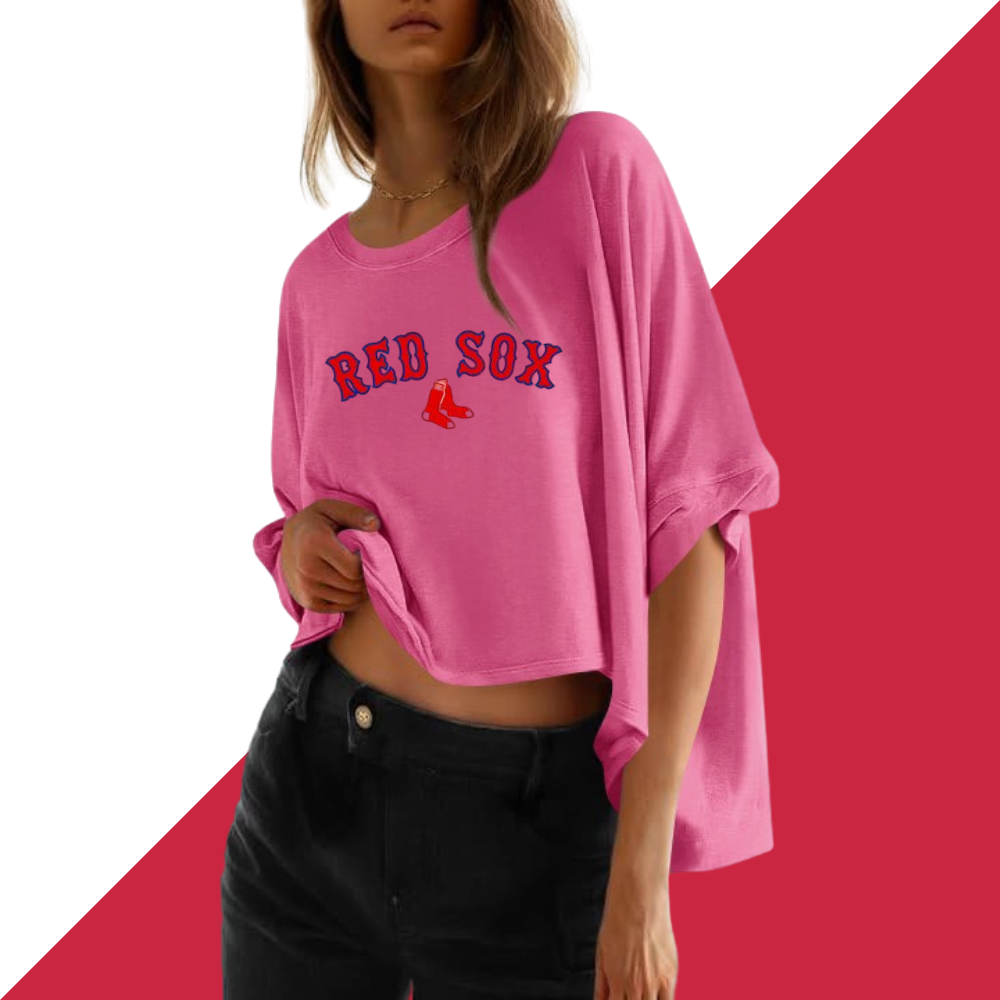 Summer Casual Oversized Batwing Sleeve Mismatched Twisted T-Shirt - Baseswear