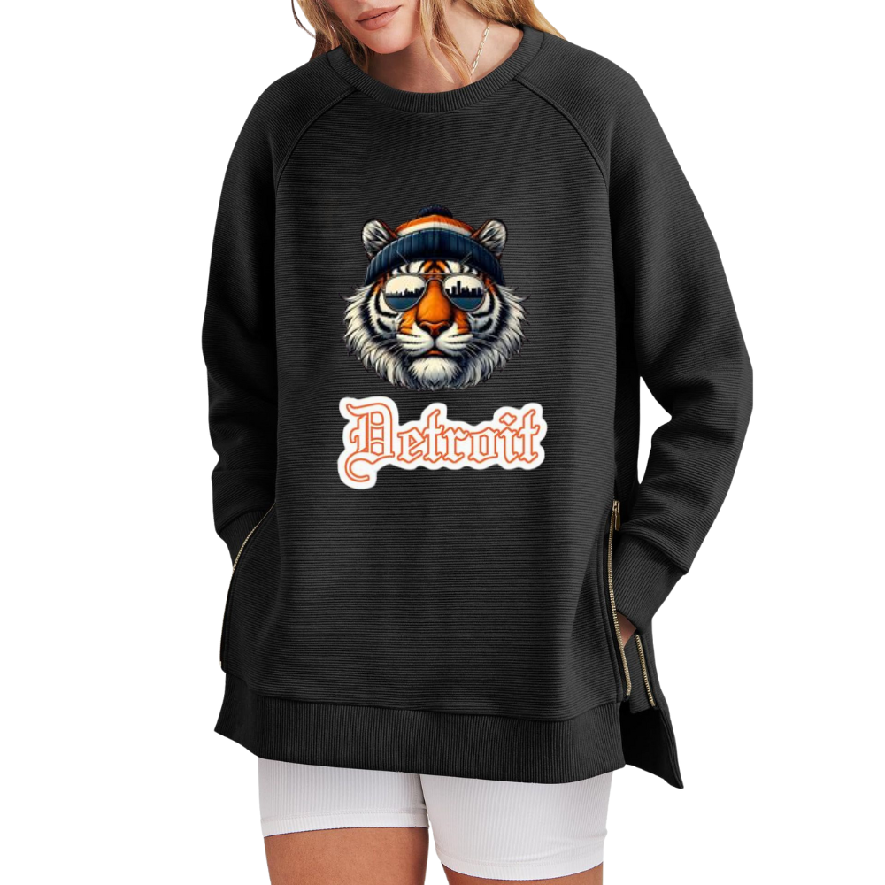 Casual Loose Printed Sweatshirt - Baseswear