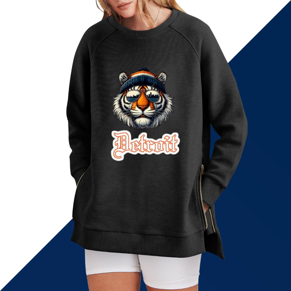 Casual Loose Printed Sweatshirt - Baseswear