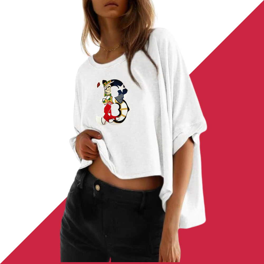 Summer Casual Oversized Batwing Sleeve Mismatched Twisted T-Shirt - Baseswear