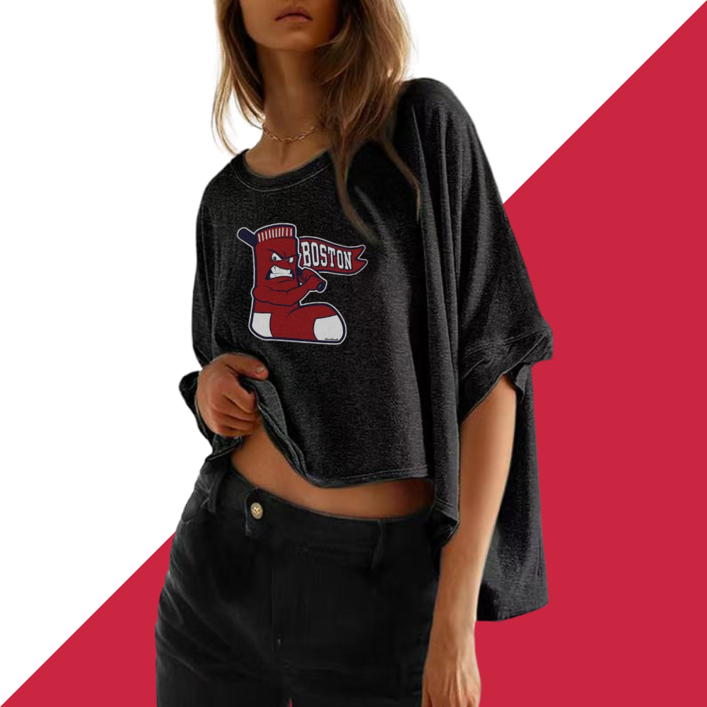 Summer Casual Oversized Batwing Sleeve Mismatched Twisted T-Shirt - Baseswear
