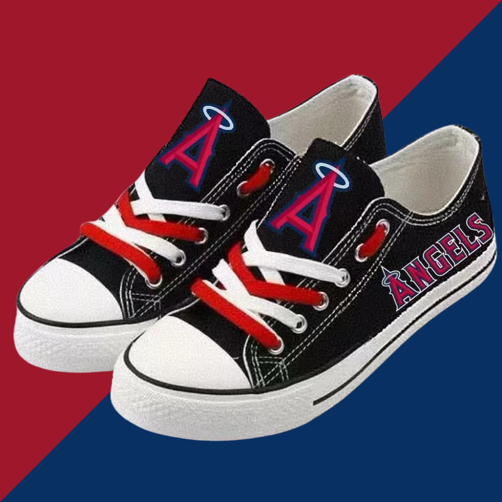 Casual printed low-top canvas shoes unisex - Baseswear